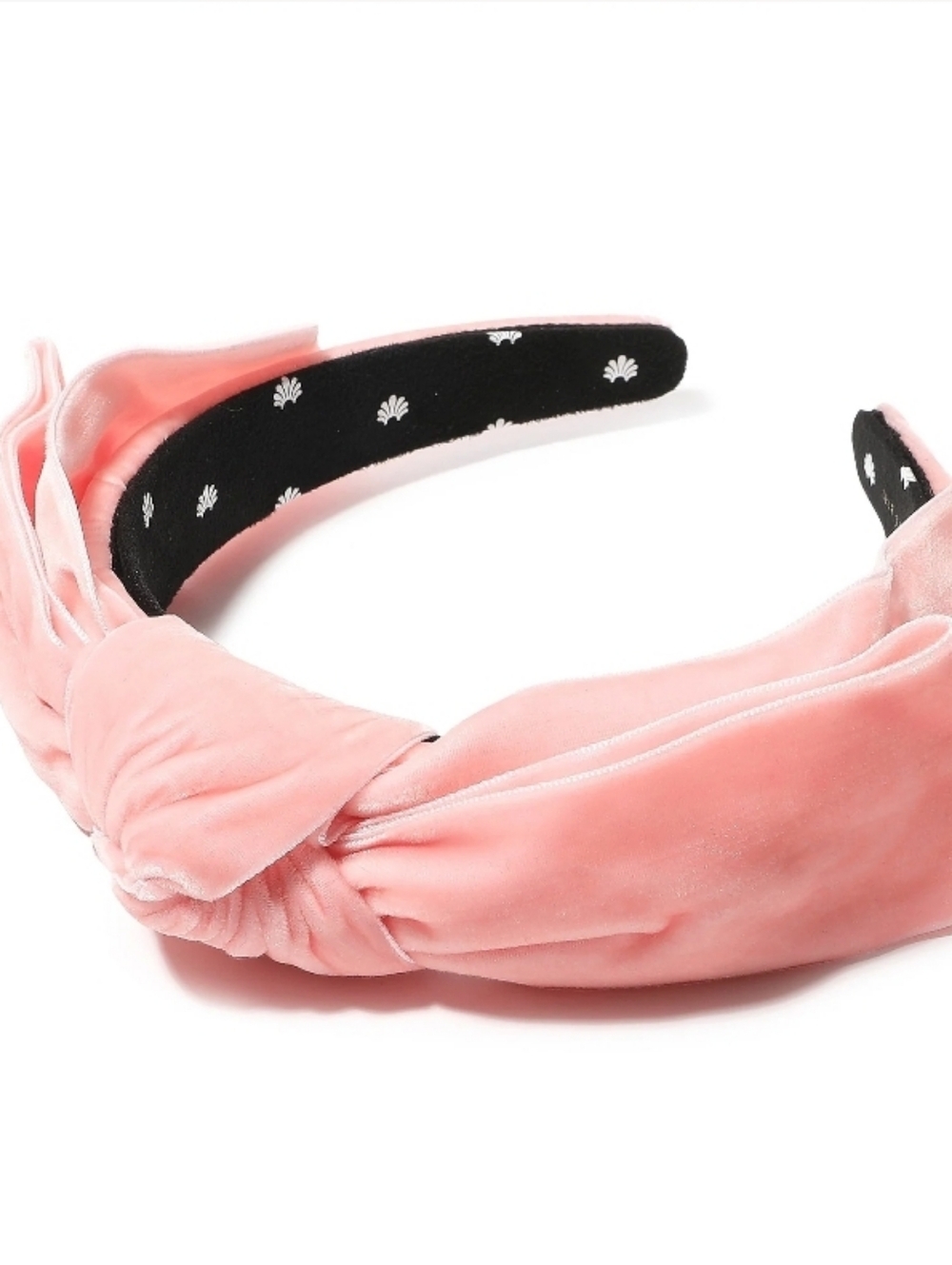 Lele Sadoughi BLUSH SHIRLEY WIDE RIBBON HEADBAND